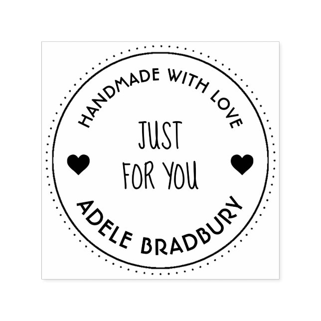 Elegante Personalisierte Handarbeit von Permastempel (Design)