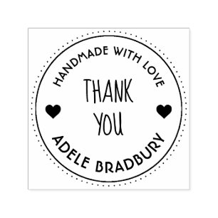 Elegante Personalisierte Handarbeit von Permastempel