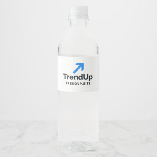 Elegante personalisierte Hochzeits-Wasserflaschen-