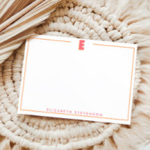 Elegante personalisierte Monogramm 3D Buchstabe E