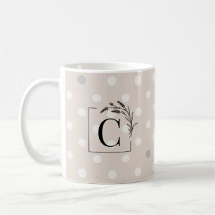 Elegante personalisierte Monogramm-Tasse – Hochzei Kaffeetasse