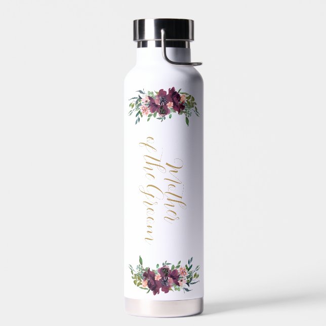 Elegante Personalisierte Mutter der Erde Trinkflasche (Links)