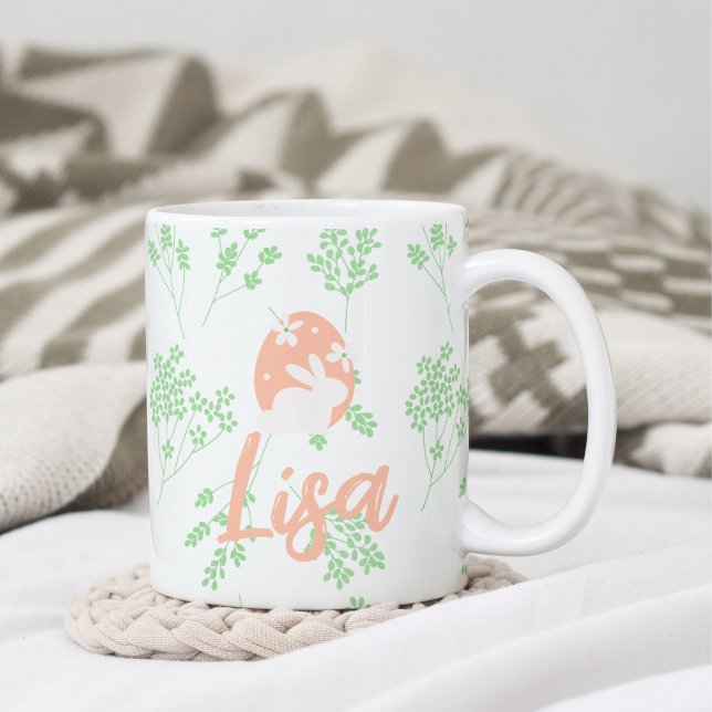 Elegante Personalisierte Osterfeier Tasse für Mama (Von Creator hochgeladen)