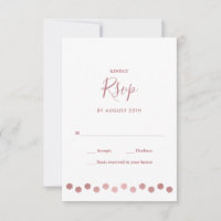 Elegante Personalisierte Rose Gold Dog Pet Hochzei