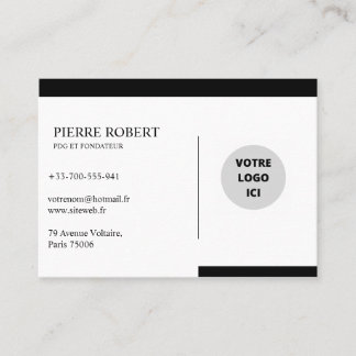 ELEGANTE, PERSONALISIERTE VISITENKARTE