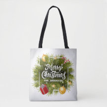 Elegante Personalisierte Weihnachtsbaumtasche