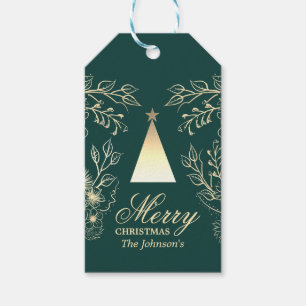 Elegante personalisierte Weihnachtsgeschenkanhänge Geschenkanhänger