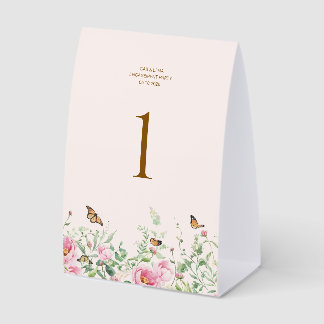 Elegante Pfingstrose Rosa Florale Hochzeitstisch N Tischaufsteller
