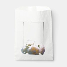 Elegante, pfirsichorange Rose Geschenktütchen