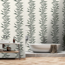 Elegante Pflanzen in Flow XL 1 dunkle grüne Silhou