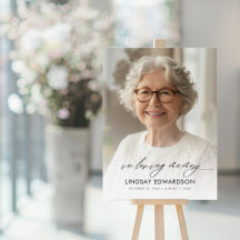 Élégante Photo Funéraire En Mémoire Amoureuse