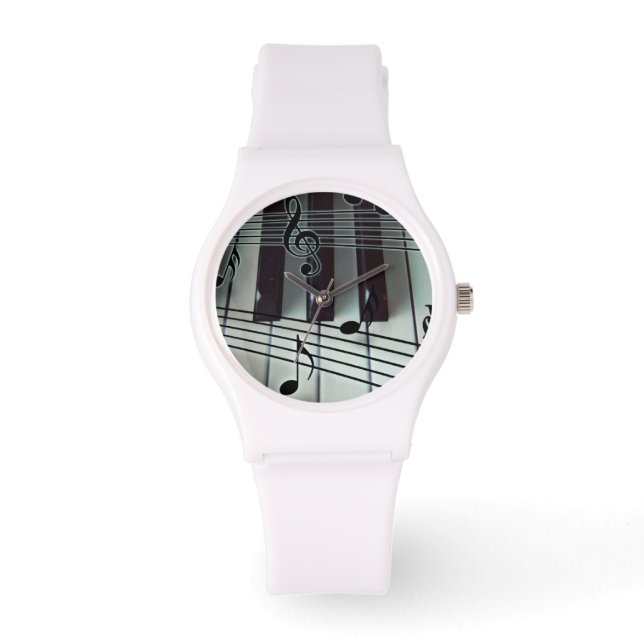 Elegante Piano Watch Armbanduhr (Vorderseite)