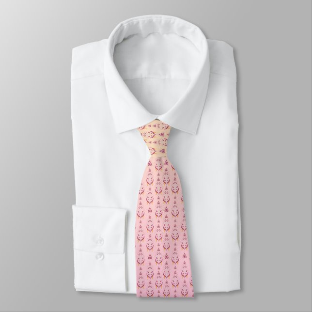 Elegante Pinck-Krawatte Krawatte (Gebunden)