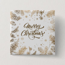 Elegante Pine Blätter & Cones | Schaltfläche Butto