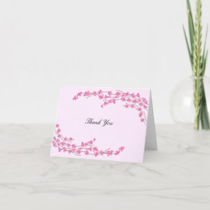 Elegante Pink Blossom Danke