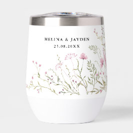 Elegante Pink Wild Floral Wedding