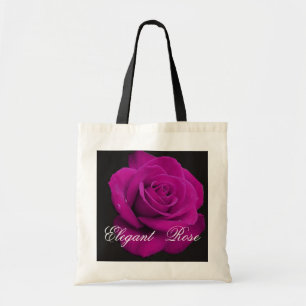 Elegante pinkfarbene Rosen-Tasche Tragetasche
