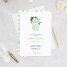 Elegante Pistachio White Gender Neutral Baby Dusch