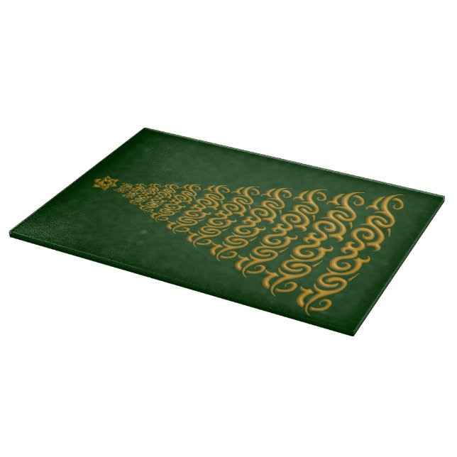 Élégante planche à découper des arbres de Noël (Coin)