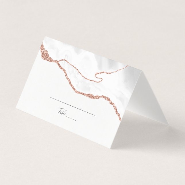 Elegante Platzkarte (Vorderseite)