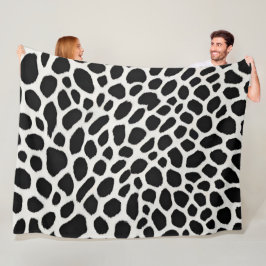 Elegante Popular Luxury White Leopard Collection Fleecedecke