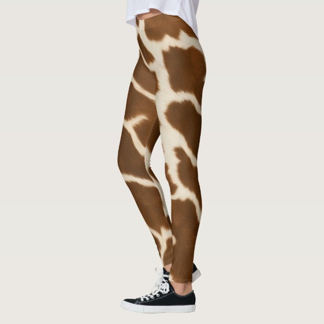 Elegante, populäre Kuh-Imitate Lederkollektion Leggings (Links)