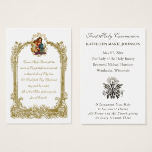 Élégante Première sainte communion Souvenir Saint