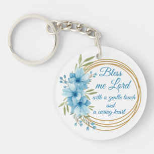 Élégante prière florale personnalisée infirmière