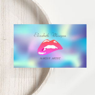 Elegante, professionelle und humorvolle Lippen Visitenkarte