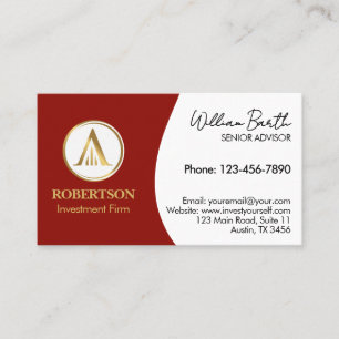 Elegante professionelle Visitenkarte mit Logo