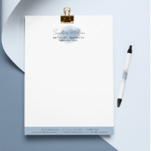 Elegante professionelle Wasserfarben-Unterschrift