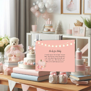 Elegante Pumpkin Books für Babydusche Einladung
