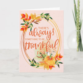 Elegante Pumpkins - immer etwas zum Danken Karte