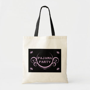 elegante Pyjama-Party Einladung Tragetasche