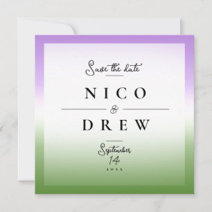 Elegante Quee Hochzeit Save The Date