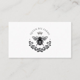 Elegante Queen Bee Business Card Visitenkarte