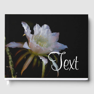 Elegante Queen-of-the-Night-Cactus-Blume Gästebuch
