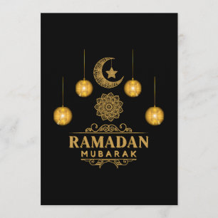 Elegante Ramadan-Nächte - Eid Mubarak 2026 Feierta Einladung