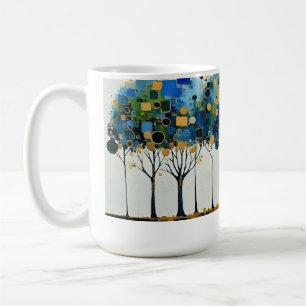 Élégante rangée d'arbres dans la Mug de style Kand