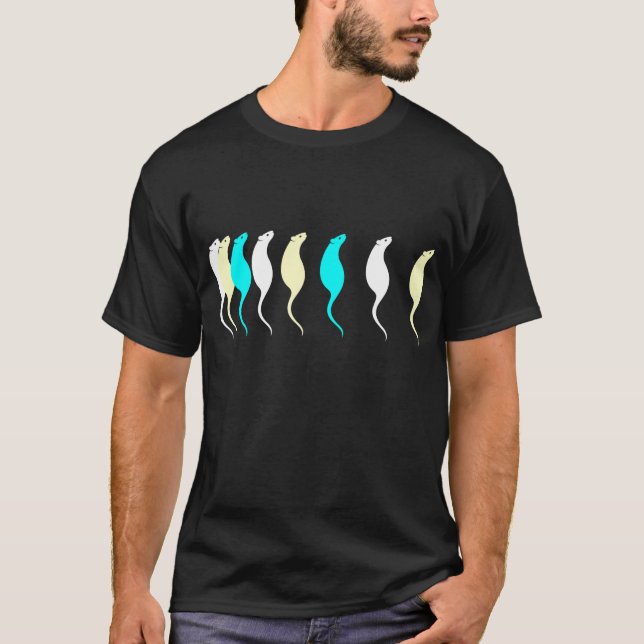 Elegante Ratten T-Shirt (Vorderseite)