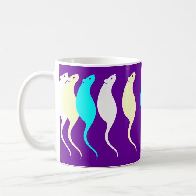 Elegante Ratten-Tasse Kaffeetasse (Links)