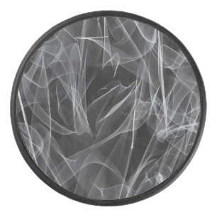 Elegante Raucher-Wirbel - Mystische Ästhetik Eishockey Puck