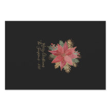 Elegante Red Poinsettia Blume