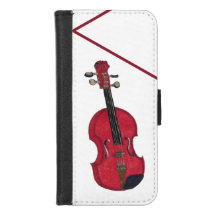 Elegante Red Violin Music Lover