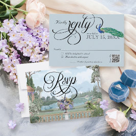 Elegante Regency Era RSVP Karte