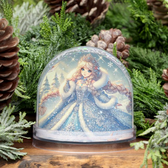 Elégante Reine des neiges en Wonderland hivernal (Hiver)