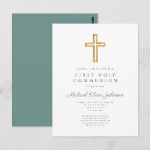 Elegante religiöse junge Kommune Postkarte