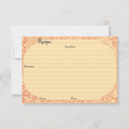 Elegante Rezeptionskarten