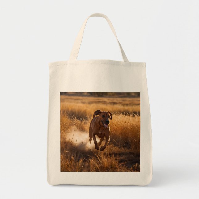 Elegante Rhodesian Ridgeback Grocero Tasche (Vorne)
