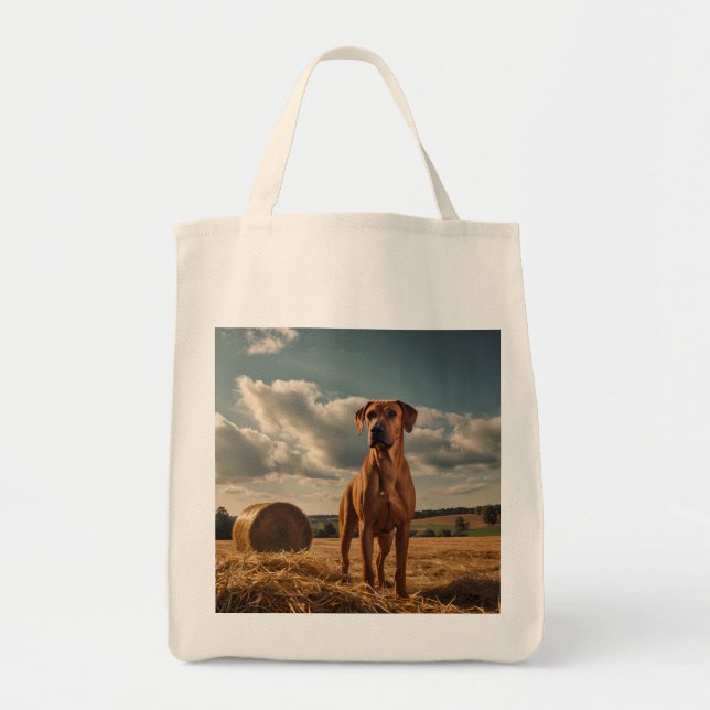 Elegante Rhodesian Ridgeback Grocero Tasche (Vorne)